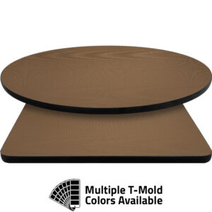 T-Mold Manufactured Table Tops - Pinnacle Bronze Diamond laminate