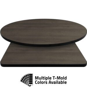 T-Mold Manufactured Table Tops - Pinnacle Sierra Dogwood laminate