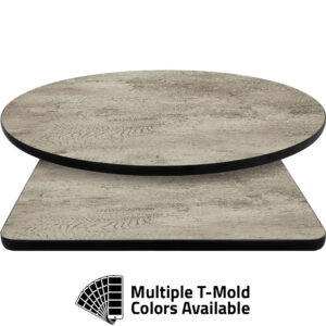 T-Mold Manufactured Table Tops - Pinnacle Shawnee Beech laminate