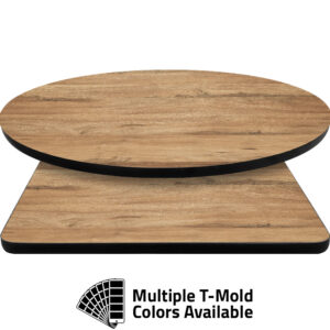 T-Mold Manufactured Table Tops - Pinnacle Modoc Poplar laminate