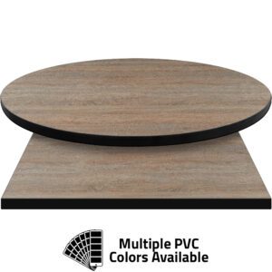 3mm PVC Edge Manufactured Table Tops - Pinnacle Somber Oak laminate