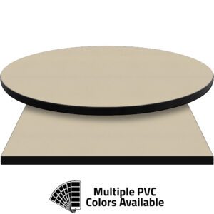 3mm PVC Edge Manufactured Table Tops - Pinnacle Beige laminate