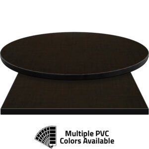 3mm PVC Edge Manufactured Table Tops - Pinnacle Espresso Twist laminate