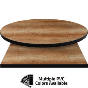 3mm PVC Edge Manufactured Table Tops - Pinnacle Monument Oak laminate