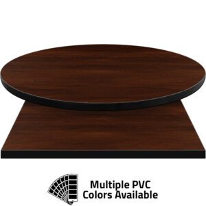3mm PVC Edge Manufactured Table Tops - Pinnacle Pure Walnut laminate