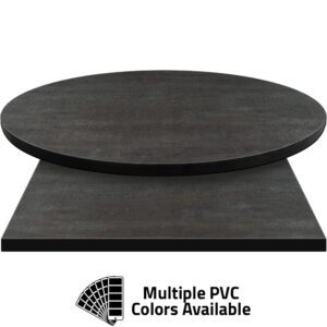 3mm PVC Edge Manufactured Table Tops - Pinnacle Concrete Oak laminate