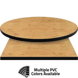 3mm PVC Edge Manufactured Table Tops - Pinnacle Lancelot Oak laminate