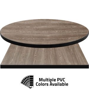 3mm PVC Edge Manufactured Table Tops - Pinnacle Potent Ash laminate
