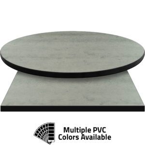 3mm PVC Edge Manufactured Table Tops - Pinnacle Gila Silverleaf laminate