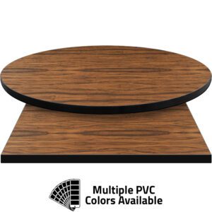 3mm PVC Edge Manufactured Table Tops - Pinnacle Rio Rose laminate