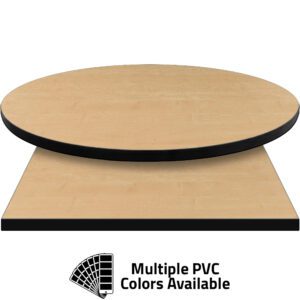 3mm PVC Edge Manufactured Table Tops - Pinnacle Thansau Maple laminate