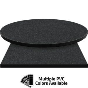 3mm PVC Edge Manufactured Table Tops - Pinnacle Gray Pearl laminate