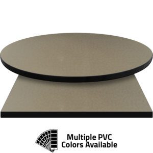 3mm PVC Edge Manufactured Table Tops - Pinnacle Biscotti Flora laminate