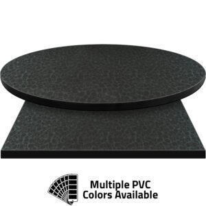 3mm PVC Edge Manufactured Table Tops - Pinnacle Gray Flora laminate