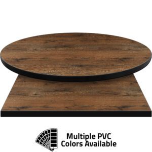 3mm PVC Edge Manufactured Table Tops - Pinnacle Chatham Oak laminate