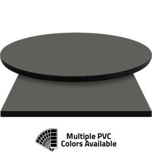 3mm PVC Edge Manufactured Table Tops - Pinnacle Seal Gray laminate