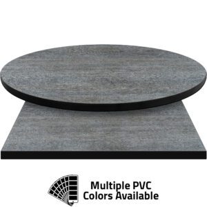 3mm PVC Edge Manufactured Table Tops - Pinnacle Weathered Pewter laminate