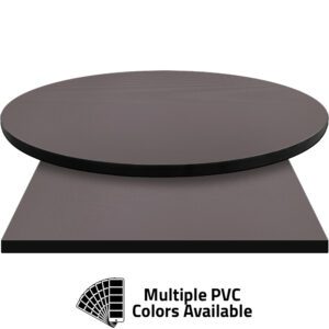 3mm PVC Edge Manufactured Table Tops - Pinnacle Silver Diamond laminate