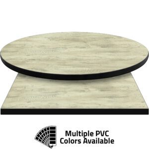 3mm PVC Edge Manufactured Table Tops - Pinnacle Shawnee Maple laminate