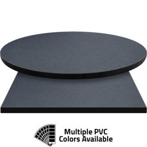 3mm PVC Edge Manufactured Table Tops - Pinnacle Denim Tweed laminate