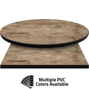 3mm PVC Edge Manufactured Table Tops - Pinnacle Coronado Oak laminate