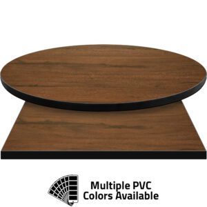 3mm PVC Edge Manufactured Table Tops - Pinnacle Ruddy Oak laminate