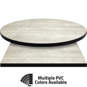 3mm PVC Edge Manufactured Table Tops - Pinnacle Olympic Hemlock laminate