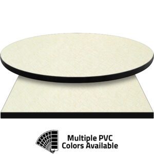 3mm PVC Edge Manufactured Table Tops - Pinnacle Arctic Herringbone laminate