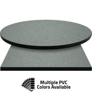 3mm PVC Edge Manufactured Table Tops - Pinnacle Gray Galaxy laminate