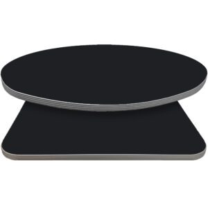 Retro T-Mold Manufactured Table Tops - Pinnacle Black laminate