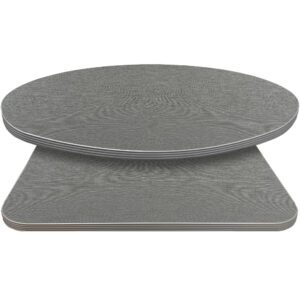 Retro T-Mold Manufactured Table Tops - Pinnacle Gray Tweed laminate