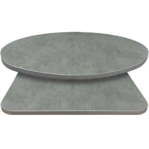 Retro T-Mold Manufactured Table Tops - Pinnacle Textured Concrete laminate