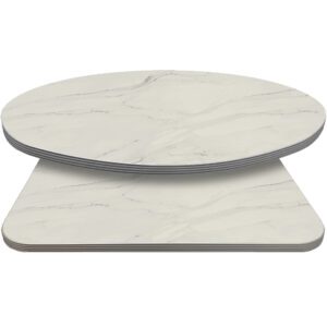 Retro T-Mold Manufactured Table Tops - Pinnacle Modern Marble (matte) laminate