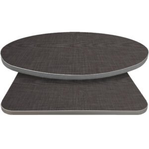 Retro T-Mold Manufactured Table Tops - Pinnacle Graphite Linen laminate