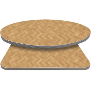 Retro T-Mold Manufactured Table Tops - Pinnacle Green Mountain Maple laminate