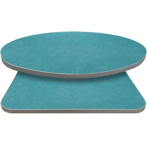 Retro T-Mold Manufactured Table Tops - Pinnacle Turquois Fiber laminate
