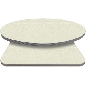 Retro T-Mold Manufactured Table Tops - Pinnacle White Galaxy laminate